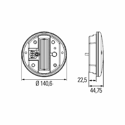 Luce posteriore LED 24/12V_1