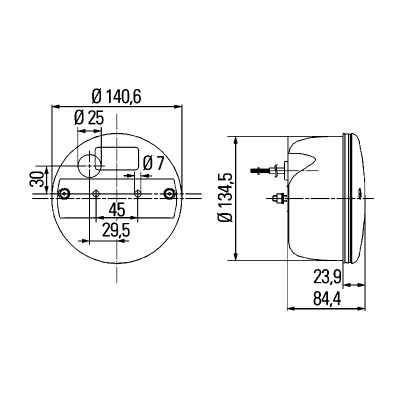 Luce posteriore LED 12/24V_1