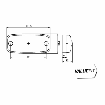 Feu arrière Valuefit LED 12/24V_1