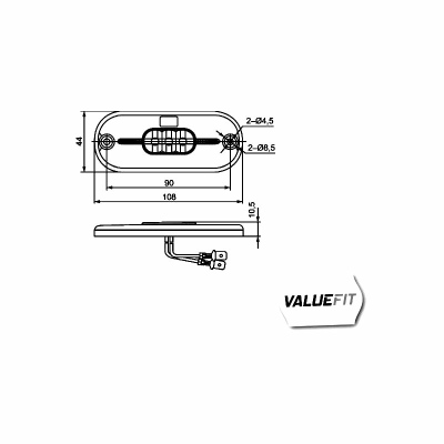 Luce posteriore Valuefit LED 12V_1