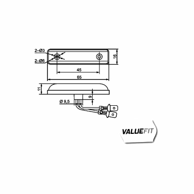 Luce posteriore Valuefit LED 12V_1