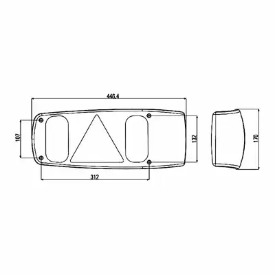 Luce posteriore Caraluna I 12V_1