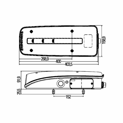 Fanale posteriore LED per MAN sinistro_1