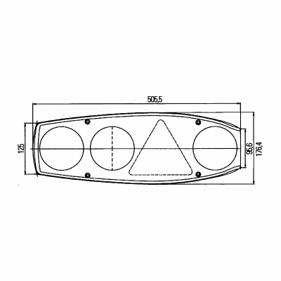 Feu arrière Caraluna Modular II Plus 12V_1