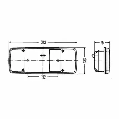 Feu arrière gauche pour MAN F8, F9 series_1