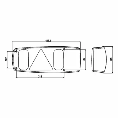 Luce posteriore Caraluna I 12V_1