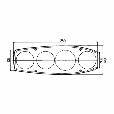 Luce posteriore Caraluna II 12V_1
