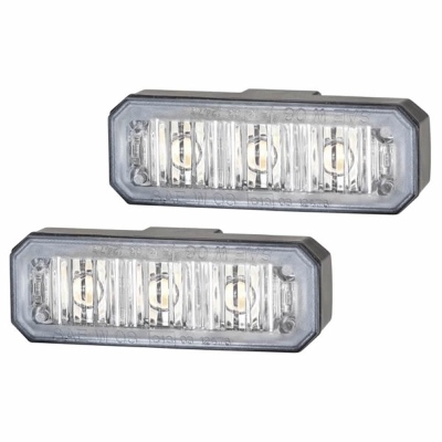 LED-Blitz-Kennleuchte BST 12/24V weiß - FZR