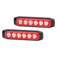 LED-Blitz-Kennleuchte BSTSlim 12/24V rot