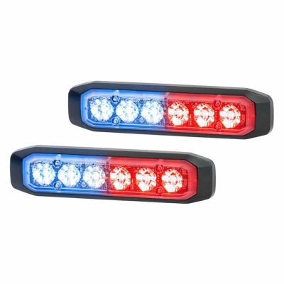 LED-Blitz-Kennleuchte BSTSlim 12/24V rot/blau_0