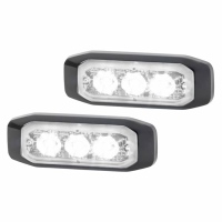 LED-Blitz-Kennleuchte BSTSlim 12/24V weiß