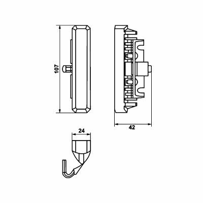 LED-Blitz-Kennleuchte BST 12/24V gelb_1