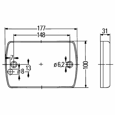 LED-Blitz-Kennleuchte Multi F DuraLED- 12/24V_1