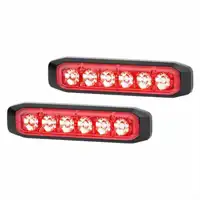 Feu à éclats BSTSlim 12/24V rouge