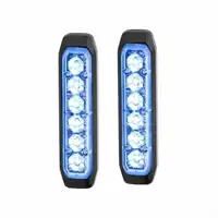 Feu à éclats BSTSlim 12/24V bleu