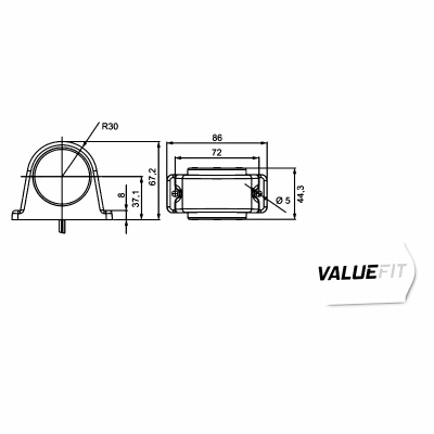 Luce permietrale Valuefit LED 12/24V_1