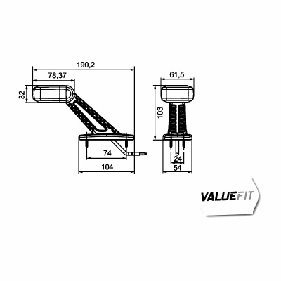 Luce permietrale Valuefit LED 12/24V_1