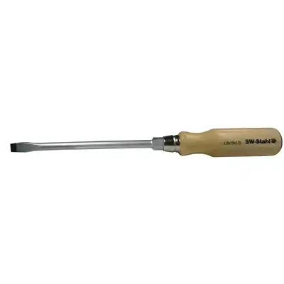 Tournevis, manche en bois, 4,5 mm x 90 mm_0