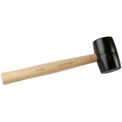 Maillet en caoutchouc manche en hickory Ø 44mm 8OZ_0