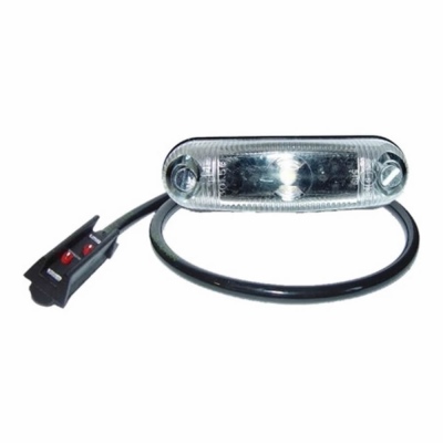 Luce di pozisione bianca a LED con cavo 0,5m_0