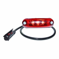 LED Begrenzungsleuchte, PG-Verschraubung, rot
