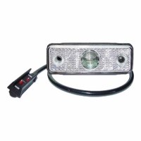 Luce di posizione bianca a LED cavo 1,5m P+R 24V