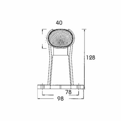 Luce d'ingombro SUPERPOINT II r/b 24V/4W_1