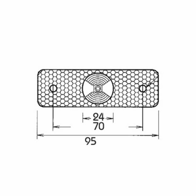 Luce di posizione bianca a LED cavo 1,5m P+R 24V_1