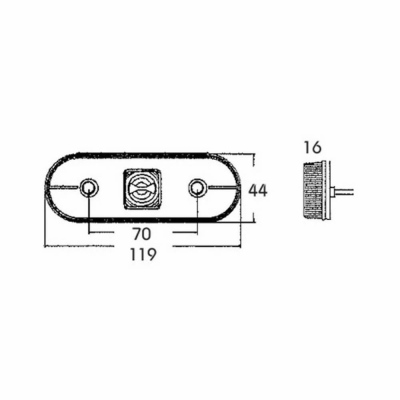 LED-Begrenzungsleuchte, Unipoint, weiß_1