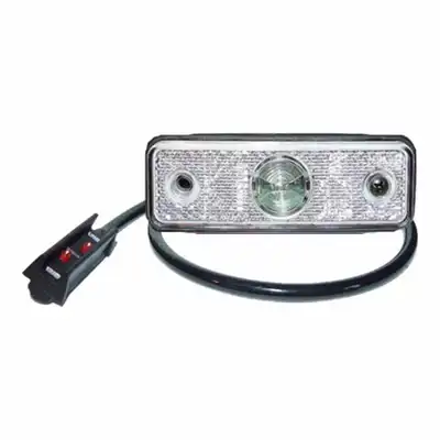 Luce di posizione bianca a LED cavo 1,5m P+R 24V_0