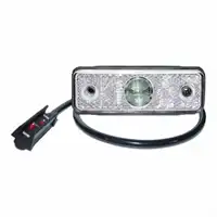 Luce di posizione bianca a LED cavo 1,5m P+R 24V