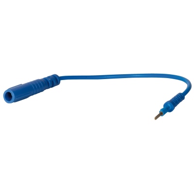 Prüfkabel Stecker blau, 0,6 x 1,9 mm Prüfspitze_0