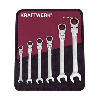 Jeu de 6 clés à cliquet articulées CK KRAFTWERK_0