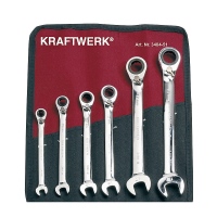 6-t. GearWrench-Satz 8-19 mm Rolltasche KRAFTWERK