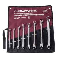 Jeu de 8 clés polyg. 6 à 22mm, trousse KRAFTWERK