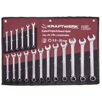 Jeu de 18 clés comb. 5.5 à 22mm trousse KRAFTWERK