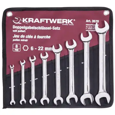 Jeu de 8 clés à f. pol. mir. 6 à 22mm KRAFTWERK_0