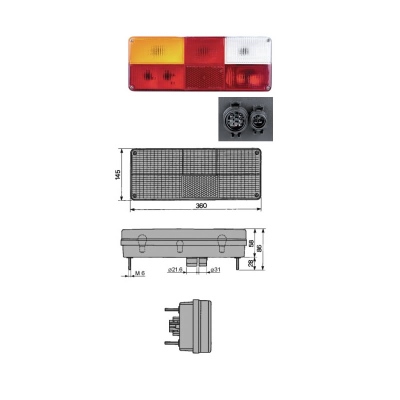 Schlussleuchte rechts für IVECO_0