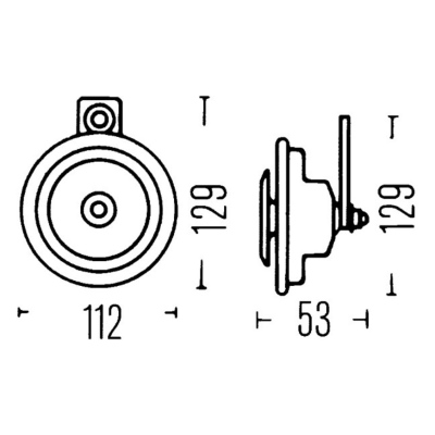 Claxon 12V HELLA_1