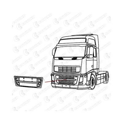 Grigla Radiatore inferiore per Volvo FH 13_1