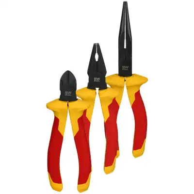 Jeu de pinces, 1.000 Volt, VDE, 3 pièces_0