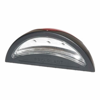 Luce targa a LED con luce di posizione rossa, 24 V_0