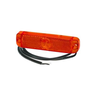 Luce di posizione rossa a LED con catadiottro_0