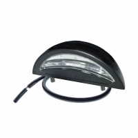 Eclaireur de plaque noir à LED PRO-REG