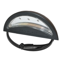 Eclaireur de plaque noir à LED PRO-REG