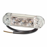 Luce di posizione bianca a LED PRO-SLIM, 12 Volt