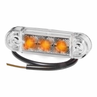 Luce di posizione arancione a LED PRO-SLIM, 12 V