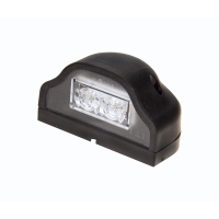 Luce Targa a LED, cavo 0,5m + P&R, 12/24V, ADR