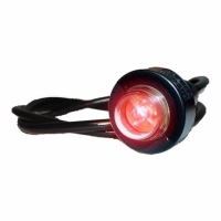 Luce di posizione rossa a LED Monopoint cavo 2m