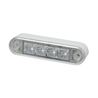 Seitenmarkierleuchte weiss LED PRO-LINE 12/24 Volt